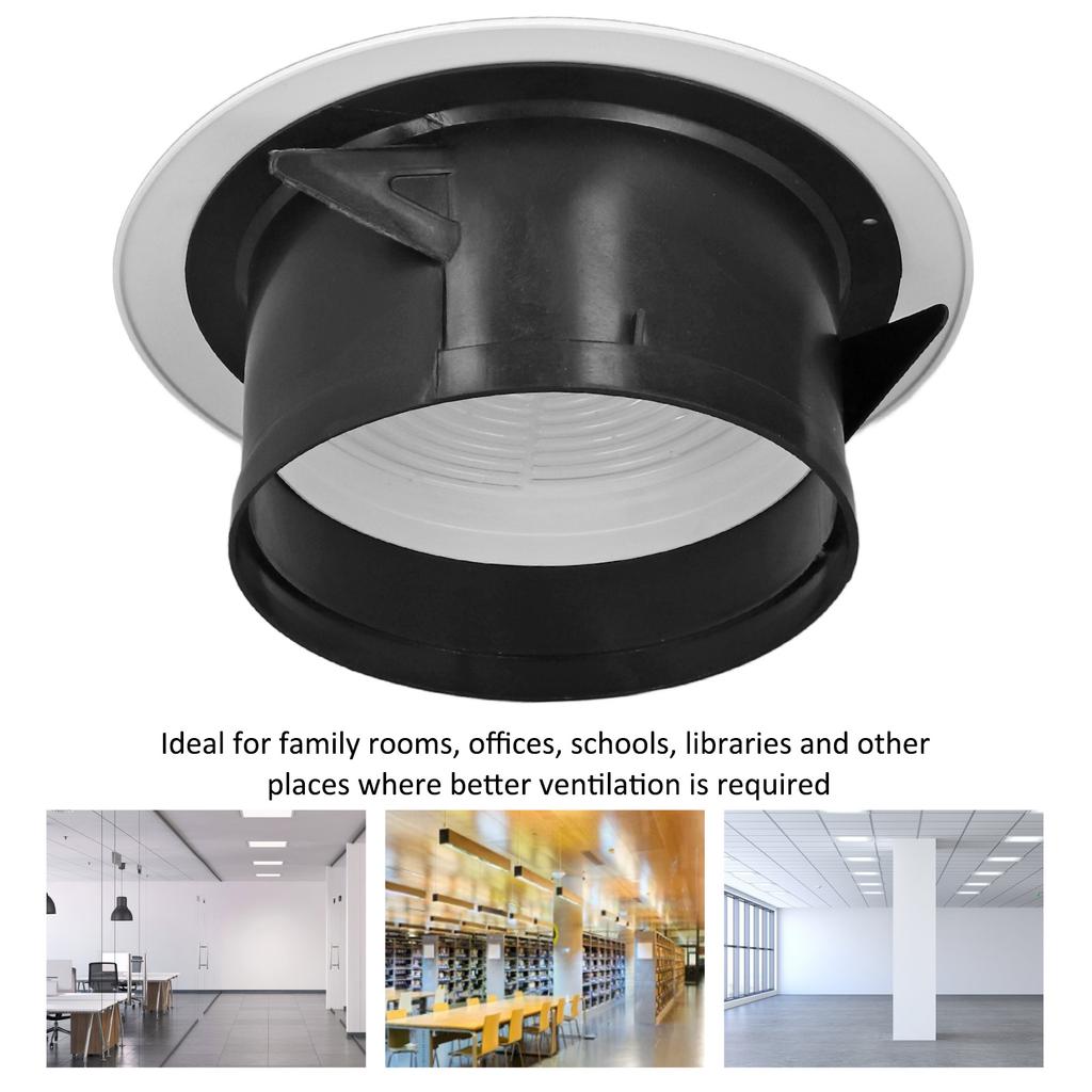 Rotatable Round Vent Cover  lacement     Exhaust Cover for Bathroom Kitchen