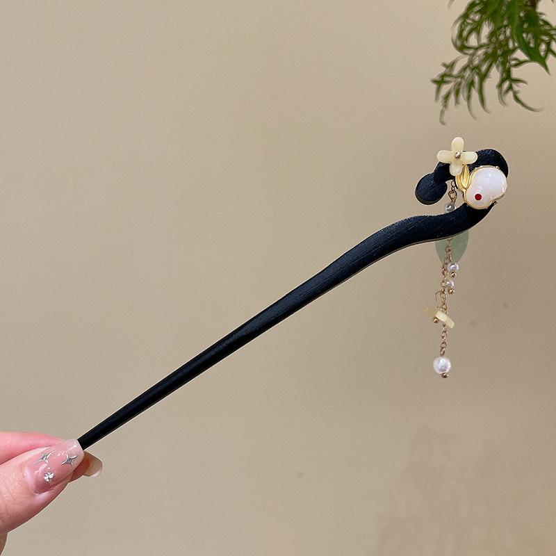 Luxusní retro čínská sponka do vlasů s třásněmi pro ženy - Všestranná slitinová spona do vlasů pro elegantní drdoly