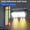 Solar Powered Human Body Motion Sensor Wall Light, Waterproof Outdoor Garden Light, Yard Street Wall Mount Lighting Security Lamp