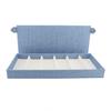 Linen 6 Slots Eyeglasses Case Fashionable Eyewear Display Case Multiple Glasses Case Box for Home Store