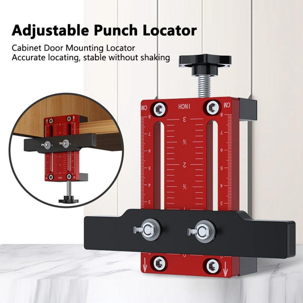 Aluminum Alloy Cabinet Door Installation Positioner Cabinet Door Positioning Tool DIY Woodworking