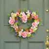 Heart Shaped Wreath Valentine's Wreath Flower Wreath Artificial Rose Garlands
