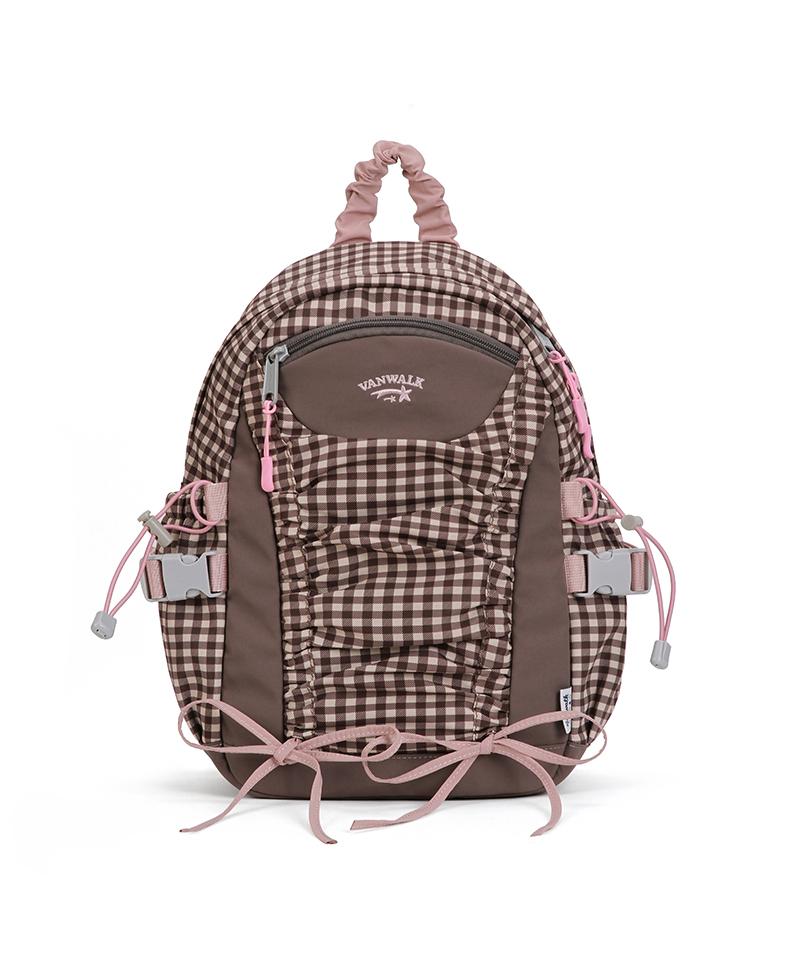 Vanwalk April Backpack [Check Brown] Free