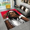 Tappeto Area Hip Hop Art Rapper Leggenda Star, Tappeto per Casa Soggiorno Camera da Letto Bambini Divano Zerbino Decorazione, Tappetino Antiscivolo