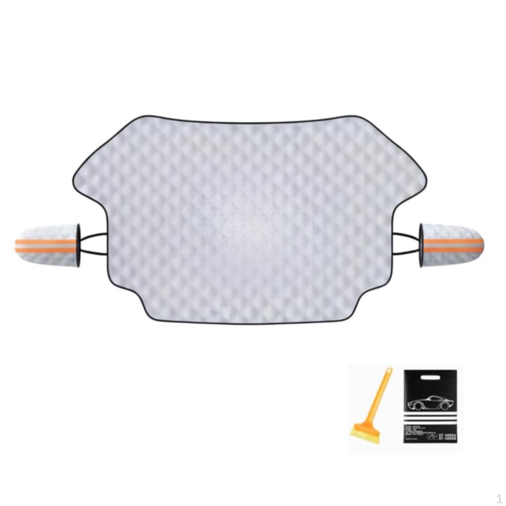 Windshield Winter Cover, Ice Protector, Waterproof, sturdy Duty, Universal Fit 9 Magnets Hatchback