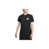 Nike T Shirts Men's Black Crew Neck Moderate Straight Fit FD0047-010