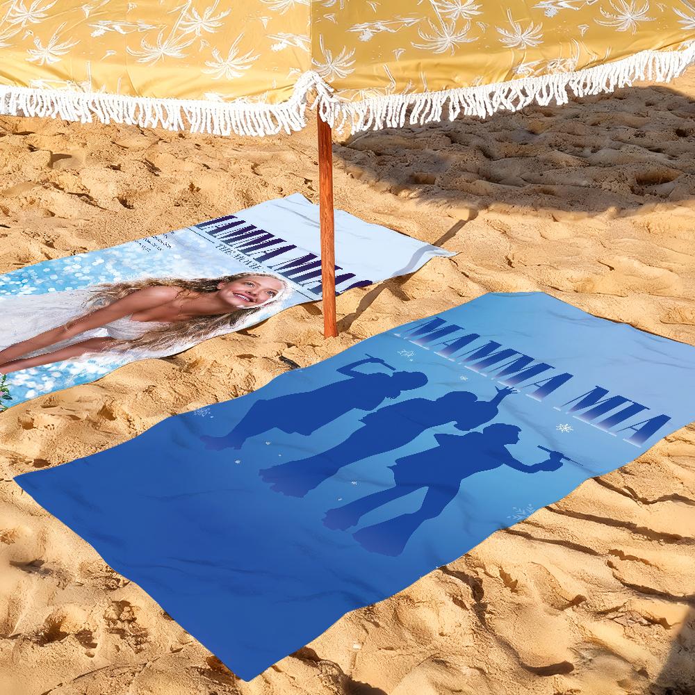 Comedy movie Mamma Mia Towel Drying Bath Towel Applicable To Light Swimming Camping Yoga Beach Out