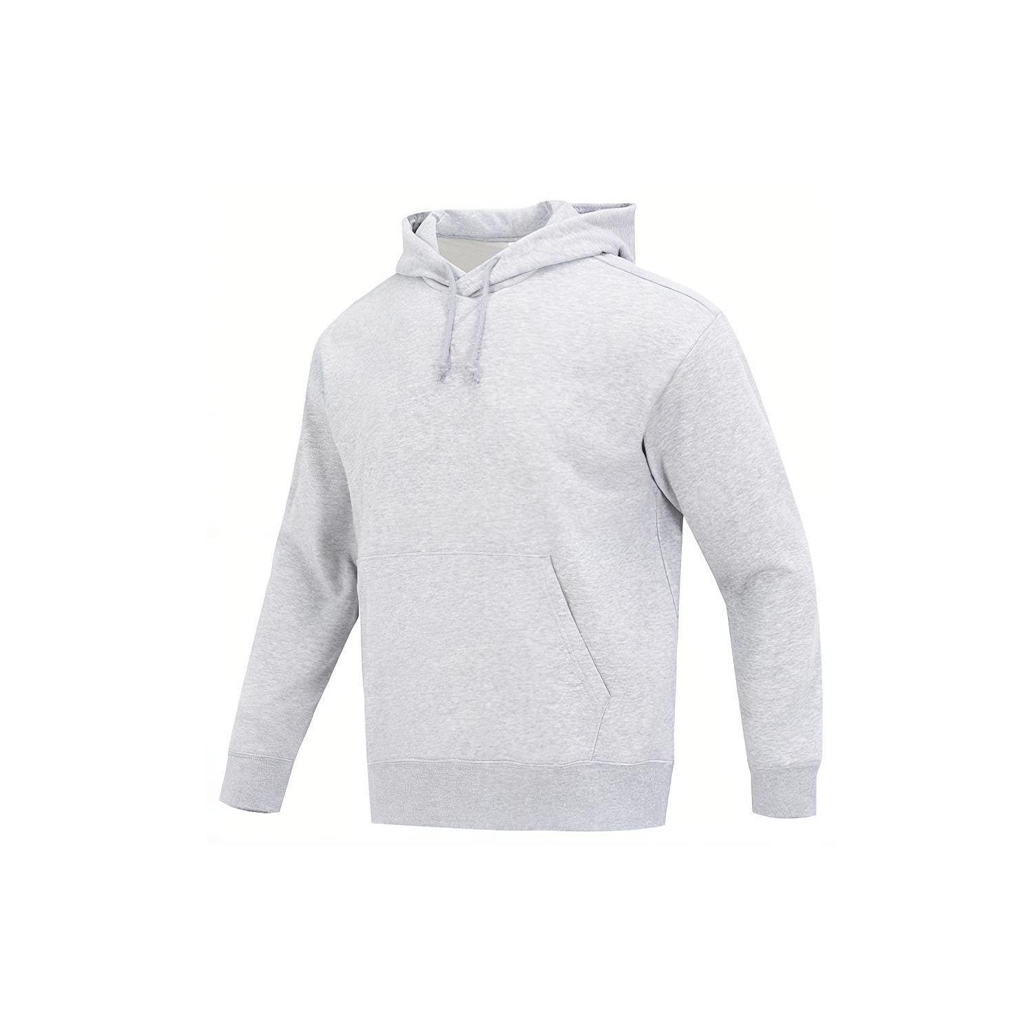 

Adidas сплошной цвет спортивный пуловер с капюшоном мужские топы серый IC9759 L