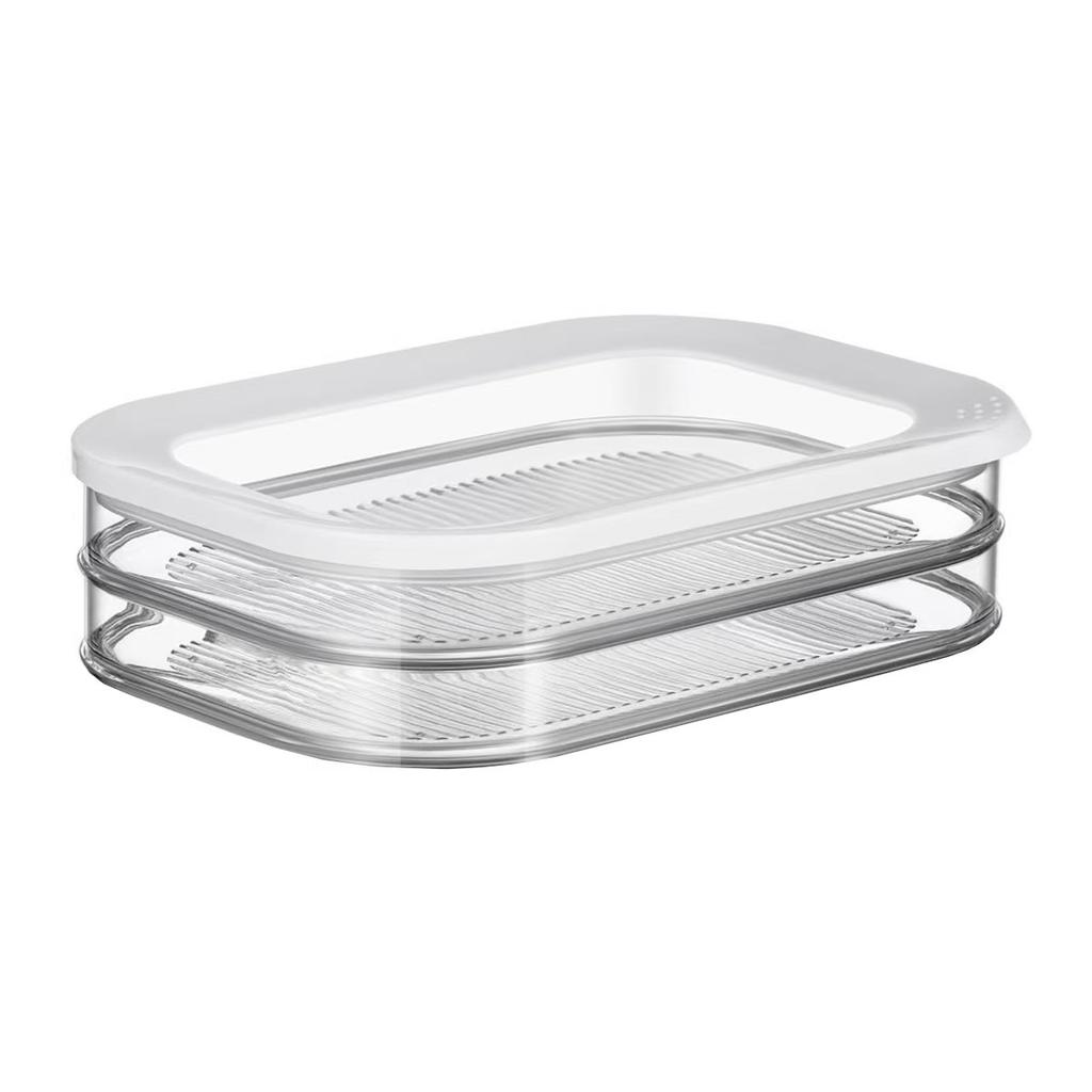 Food storage boxes, multi-layer sealed refrigerator storage boxes, freezer food storage boxes, kitchen storage gadgets