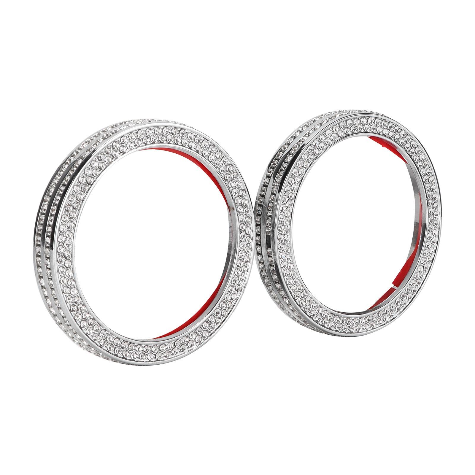 

2 шт. Декоративные кольца на ручки кондиционера, замена для Mercedes Benz GLE M GLK SL GLS SLK