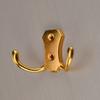 3PCS Zinc Alloy Double Hook European Style Double Prong Sheep Horn Hook Antique Finish Sturdy Fitting Room Hook Fitting Room