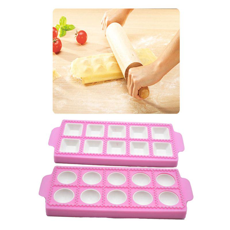 Y3NA Ravioli Maker Raviolamp Cutter Mould Dumpling Pastry Mold Easy To Use Clean Tool