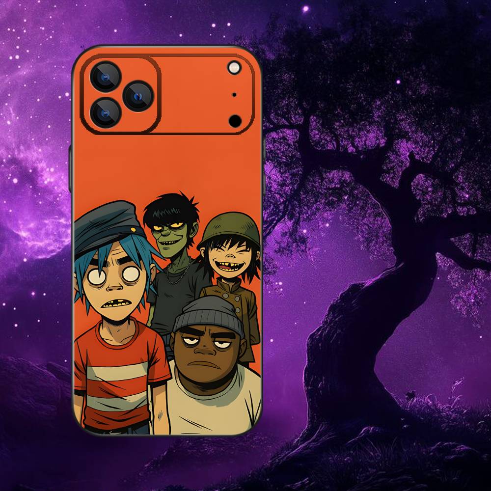 band G-Gorillaz  Phone Case For iPhone 17,16,15,14,13,12,11,Pro,Max,Plus,E,Air,Mini Protective TPU Cover