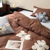 French Princess Style 100S Long-Staple Cotton Four-Piece Girl Heart Romantic Stamen Embroidered Bed Sheet Quilt Cover Bedding