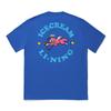 Li Ning X Icecream Collaboration Heartbreaker Series Round Neck Loose Casual Sports Short Sleeve T-Shirt Unisex T-Shirt Light-Blue AHSU733-5