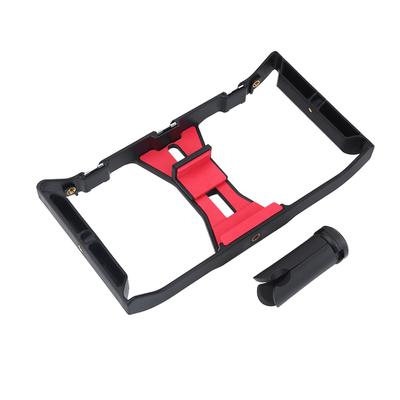 Dual Hanlde Handheld Phone Adjustable Stabilizer Support Recording Rig with Tripod