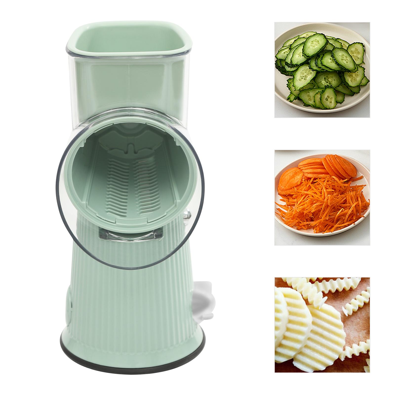

Manual PP Vegetable Cutter,White/Green Fast Salad Vegetable Cutter 5 Pairs of Blades Tabletop 12.5*27cm for Restaurants,Hotels зелёный