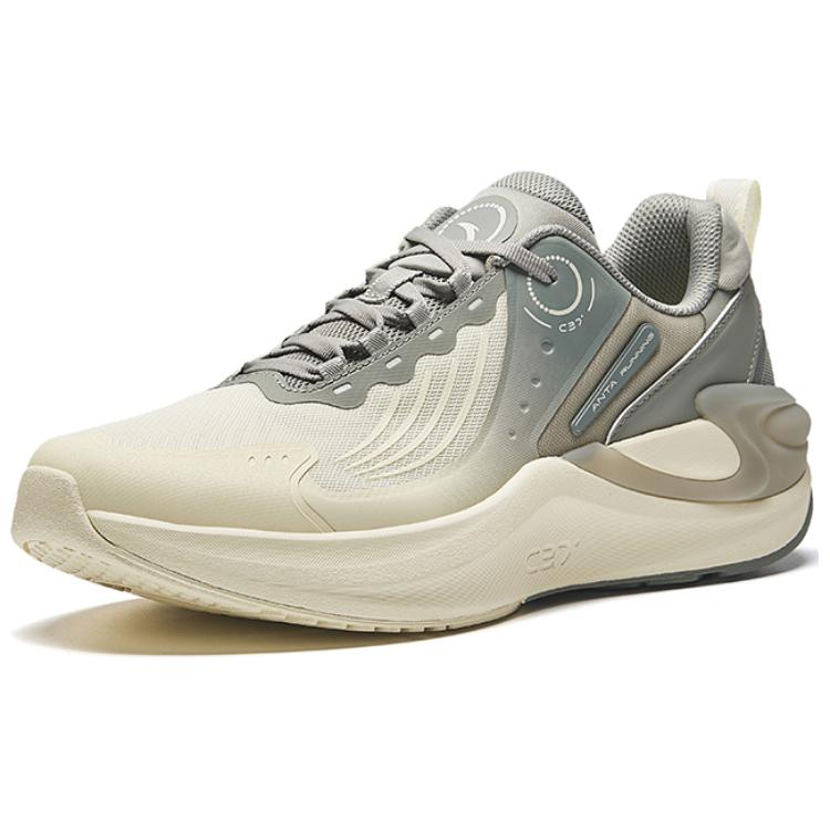 Anta C37+ Lingyue Stoßdämpfende Laufschuhe Herren Sneaker Hellgrau 912435538-3