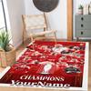 Liverpool Customize Text Floor Mat Perfect for Study room Living Rooms Game Room Dormitory Antislip Carpet Office home decor Birthday/Christmas Gift