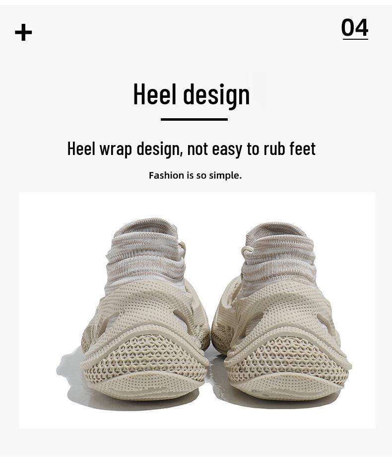 Venom Damen Frühjahr 2026 Fly-Knit Mesh Sneaker - Dicke Sohle, Atmungsaktiv, Vielseitiger Casual Socken-Stil