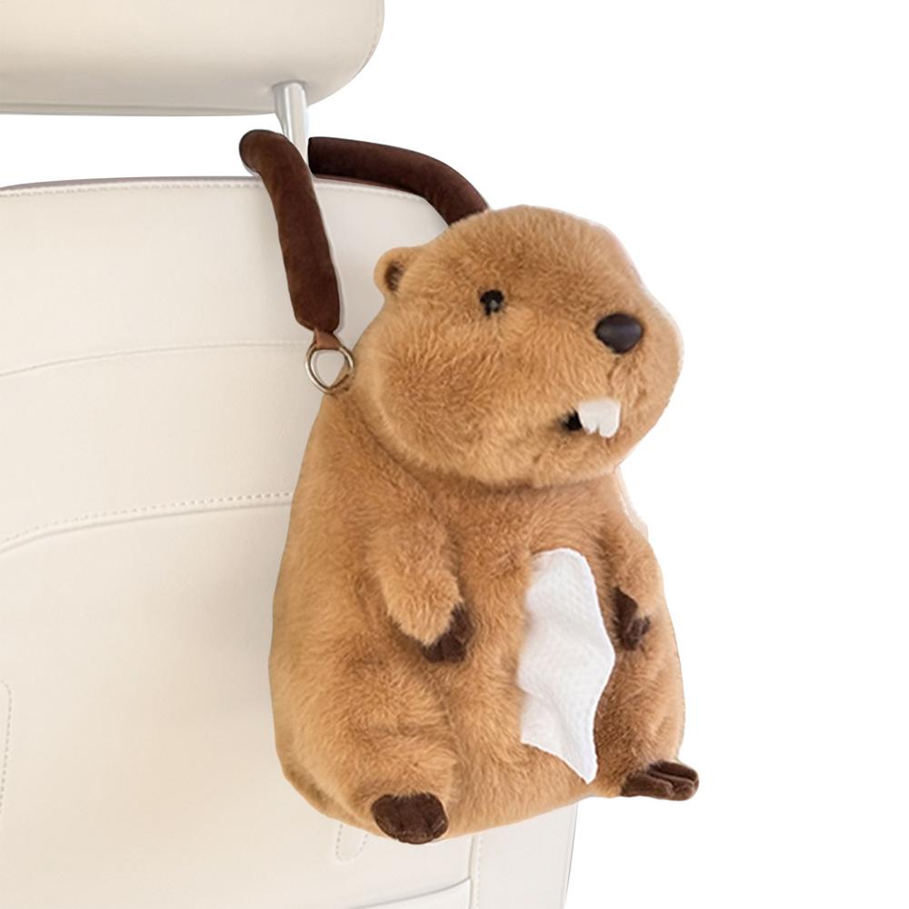 Car Tissue Holder Cute Tissue Dispenser Napkin Holder For Car Interior Decor Storage Bag Napkin Organizer For Backseat RV Sedan
