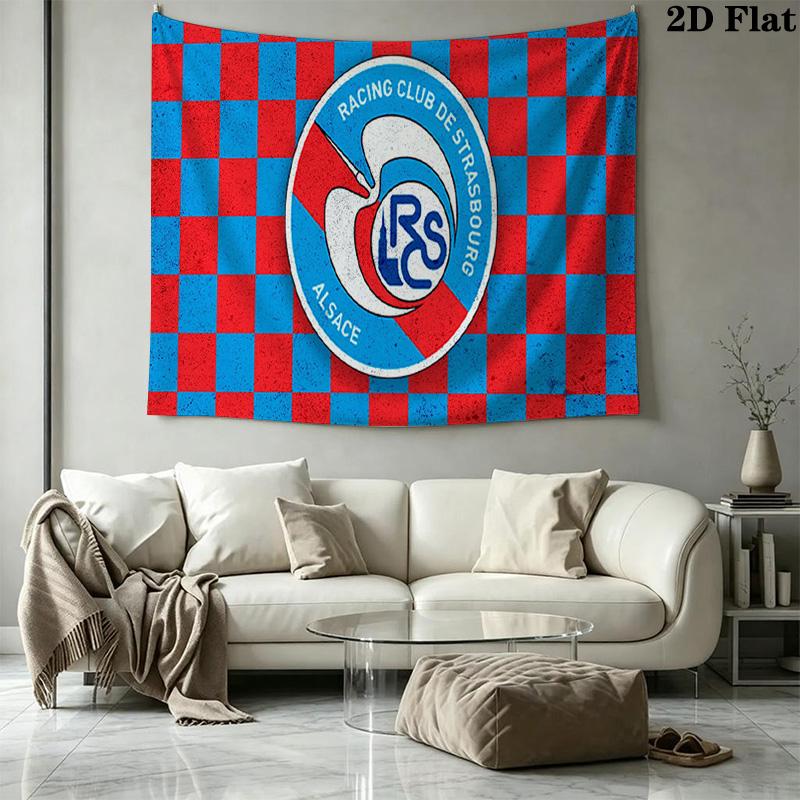 RC Strasbourg Wall Tapestry Aesthetic Wall Hanging Printed Fabric Blanket Decorative Tapestries for Bedroom Living Room Home Decor
