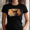 Women's Leopard T-Shirt with Sunglasses Motif Cotton Size XS To 3XLWill Open In a New Window or Tab