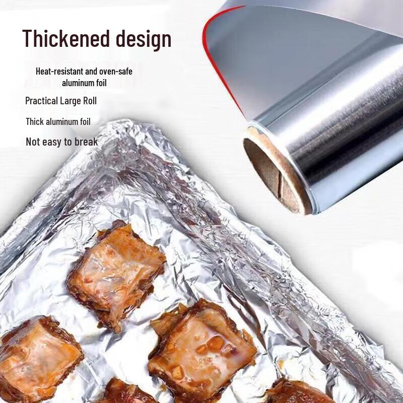 WS Extra Thick Aluminum Foil Roll for Baking & Grilling