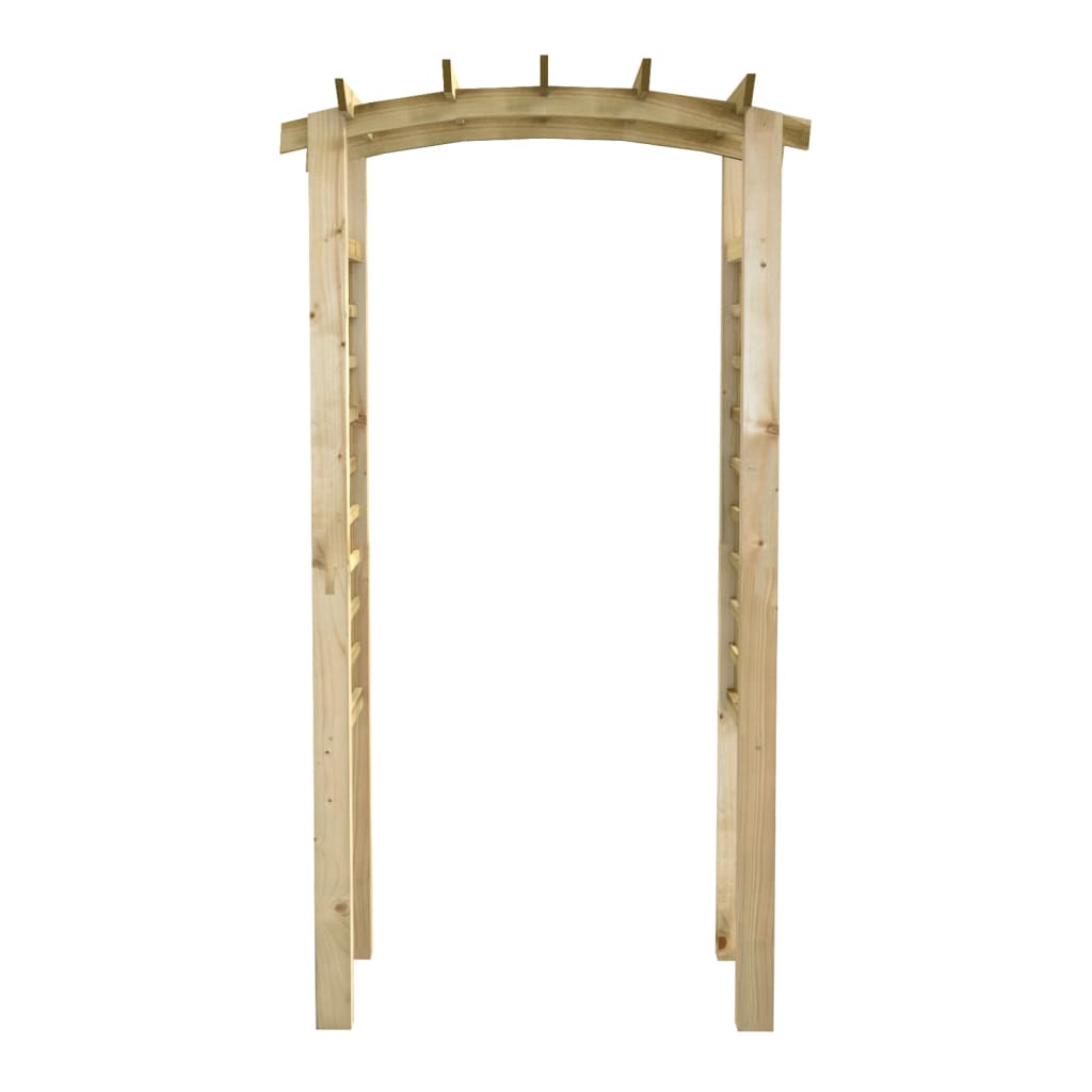 Vidaxl Gartenpergola mit Gitter, 110x60x210 cm, Kiefernholz
