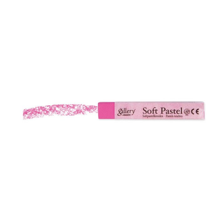 MUNGYO Pastel sec tendre Carré 6 x Medium Purple Pink