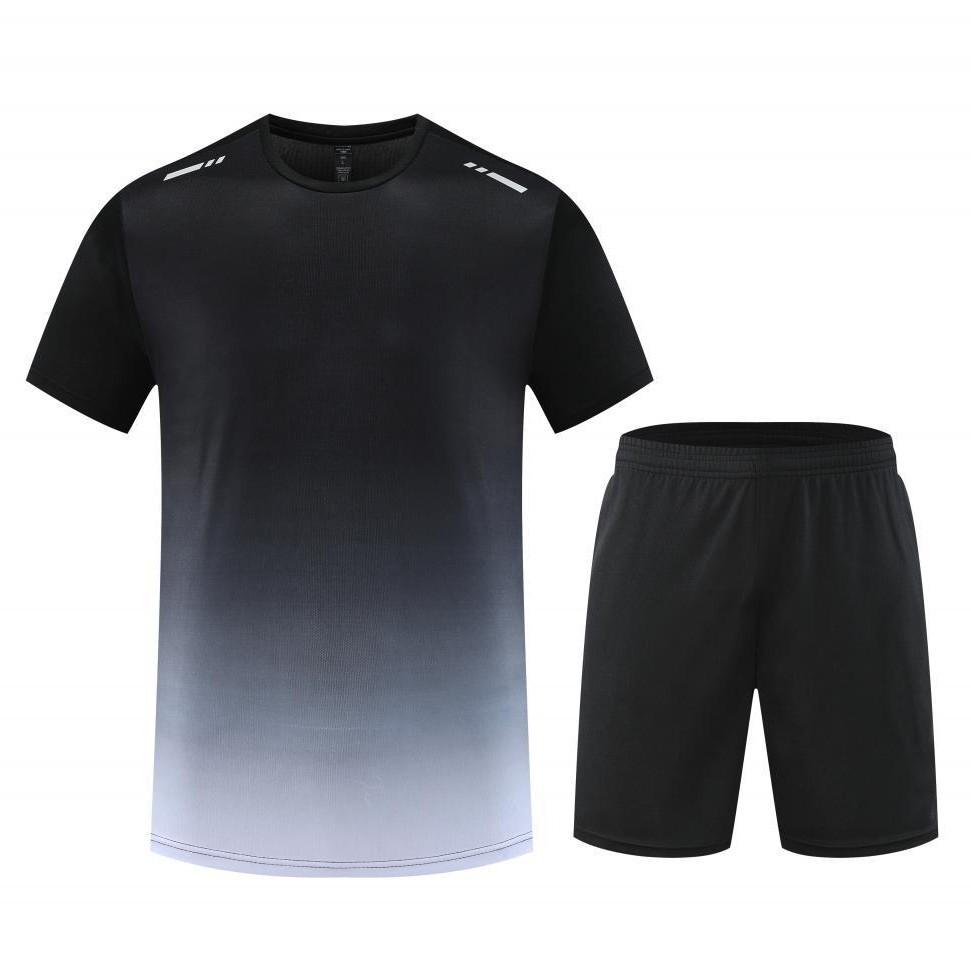 Unisex Summer Sports Casual Set - Ice Silk, Quick-Dry, Breathable, 150g Fabric