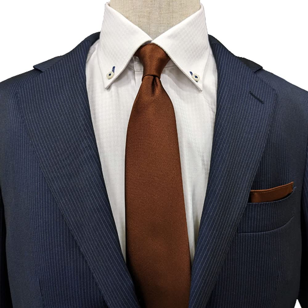 [Japanese Silk] 100% Silk Necktie with Gift Box. Solid, Plain, Small Pattern, Dot, Paisley, Stripe. Made In Japan. Stylish for Men, Business, and