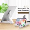 Plastic Tablet Holder Portable Travel Non-slip Adjustable Foldable Universal Tablet Mobile Phone Desktop Stand Phone Tablet Accessories