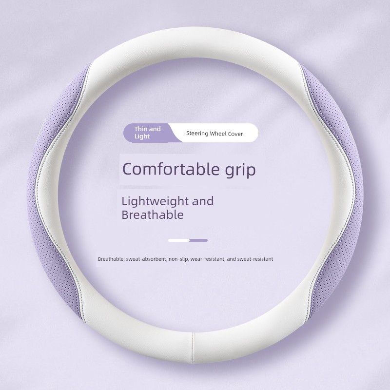 Haval Car Steering Wheel Cover H6 H2 H5 H7L H4 M6 Special Handle Cover for All Seasons, Non-Slip, Sweat-Absorbent, for Women