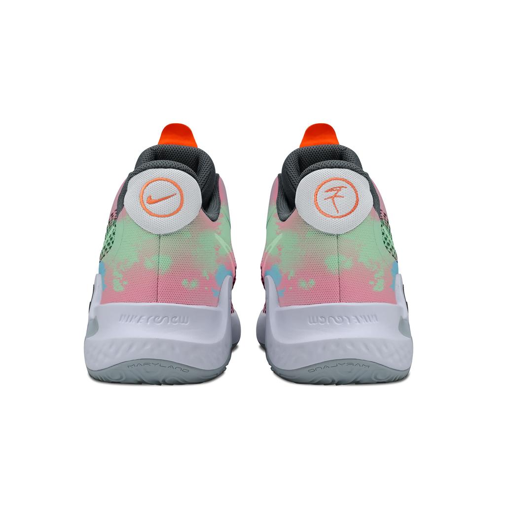 Nike KD Trey 5 IX Cushioning, Wear Resistant Mid top Basketball Shoes Unisex Pink Green CW3402-011(Team529-)