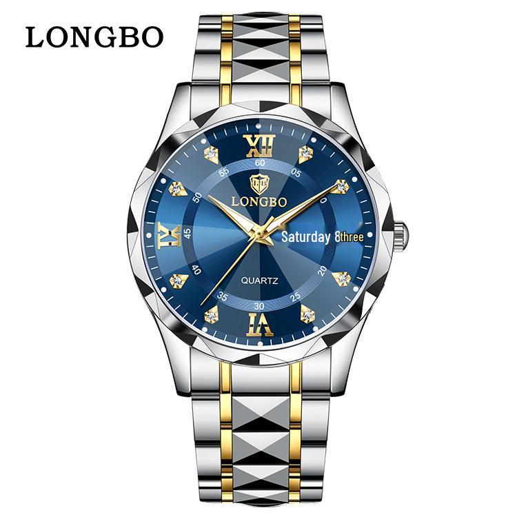 Longbo Men's Fashionable Waterproof Classic Wristwatch