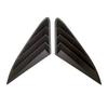 For For KIA Optima K5 2020-2025 Car Rear Louver Window Side Shutter Cover Trim Sticker Vent Scoop ABS Carbon Fiber Accessories