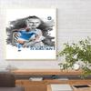 Haaland 5D Diamond Painting Round Diamond Rhinestones Mosaic Diamond Embroidery Wall Paintings Rhinestones Gift Frameless