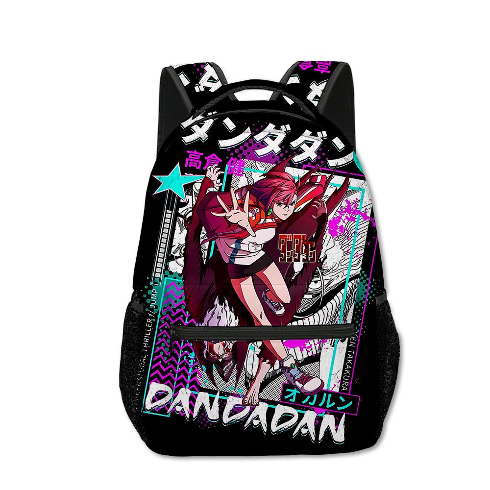 Moda Kpop Giovanili Borse da Scuola Unisex Classiche Dandadan Borse da Viaggio Stampa 3D Oxford Impermeabile Zaini a Spalla per Quaderni