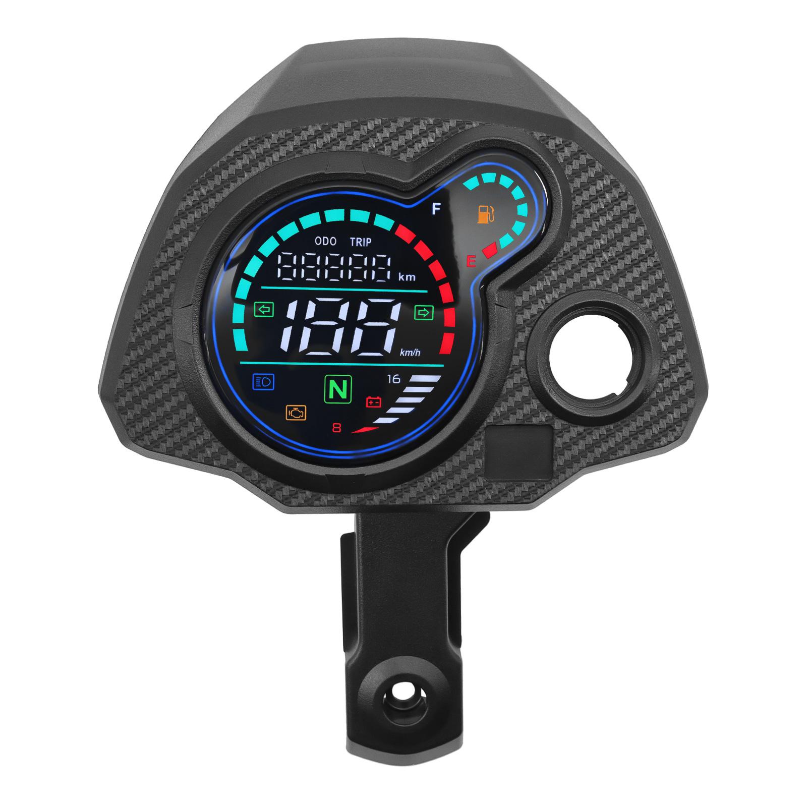 

Digital Motor Speed Gauge Tachometer Odometer With Turn Signal Motorcycle Dashboard With Bracket For Honda Navi 110 Navi110