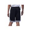 Jordan Alphabet Logo Print Striped Loose Straight Childrens Shorts Kids Bottoms Black FQ0611-010