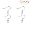 20pcs Never Fade Stainless Steel Earrings Hooks Clasps Bulk PVD Anti Allergy Earring Making Supplies For Diy Jewelry Findings