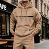 Men's Casual Hoodie with Large Pockets, Color Long Sleeve Sweatshirt