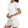 Women's Cross-Back Yoga Shirt Short-Sleeved Tennis Top