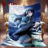 Demon Slayer 2D Flat Pattern Flannel Blanket High quality All Seasons Warmth and Comfort Perfect for Christmas Gifts.DMT0925242