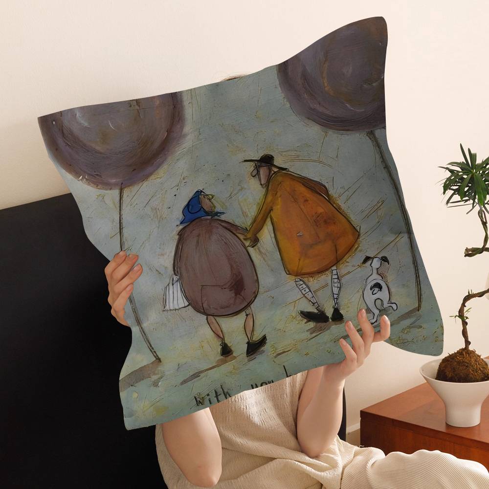 Sam Toft Art Abstract Landscape Cushion Cover Decorative Pillow Sofa Home Decor Case Pillow Cases