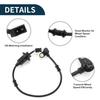 ABS Wheel Speed Sensor Rear Right ABS Sensor Anti-Lock Braking System Sensor No.1705401317 for Mercedes-Benz SLK230 1998-2004