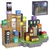 137Pcs My Halloween World Magnetic Block Light Building Block Magnetic Attraction Magnetic Building Block Set 2Cm