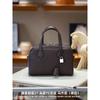 First layer TC cowhide Victoria 27cm bowling bag new leather large capacity tote bag portable shoulder bag