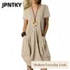 JPNTKY Women's Fashion Casual Solid Color Print Short Sleeve O-Neck Blouses & Shirts